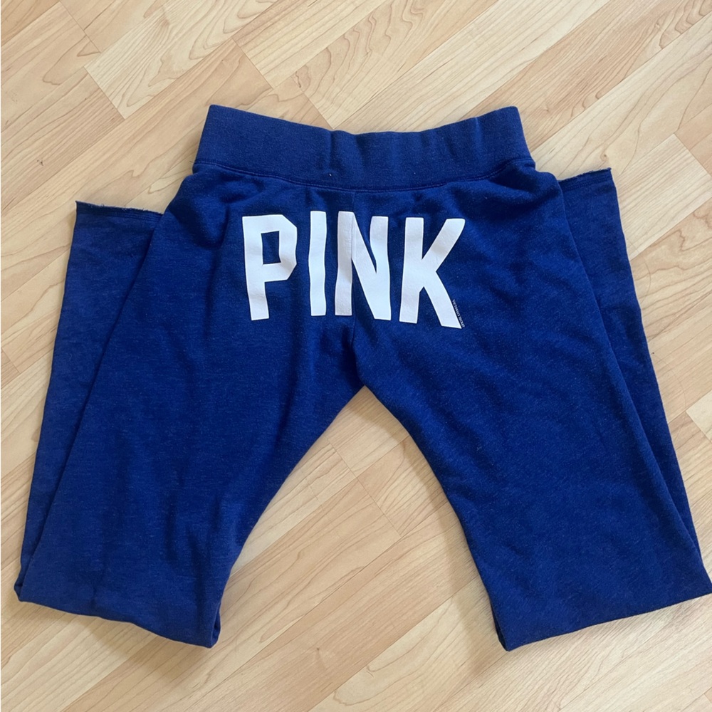 Victoria’s Secret PINK blue sweatpants flare vintage